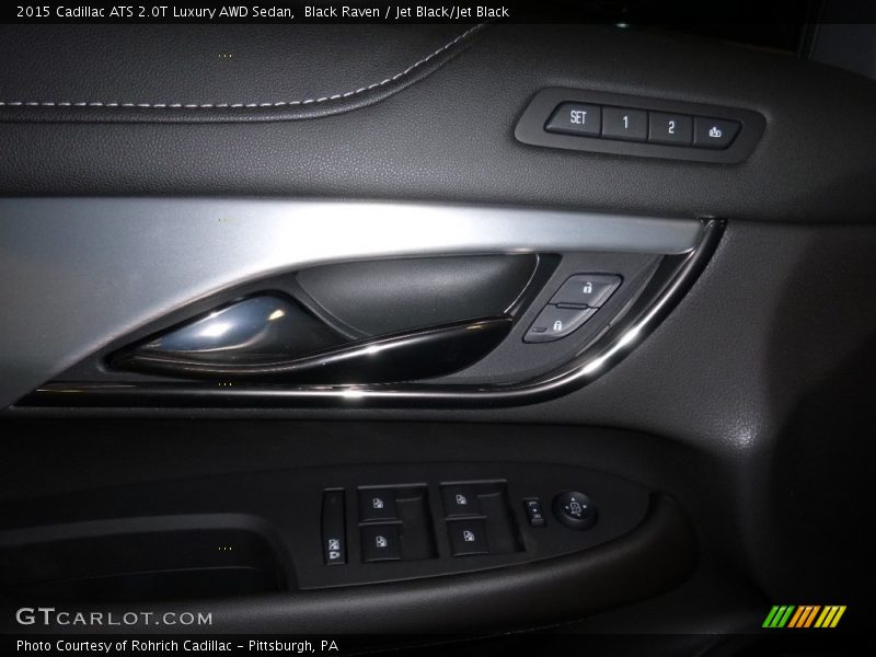 Black Raven / Jet Black/Jet Black 2015 Cadillac ATS 2.0T Luxury AWD Sedan