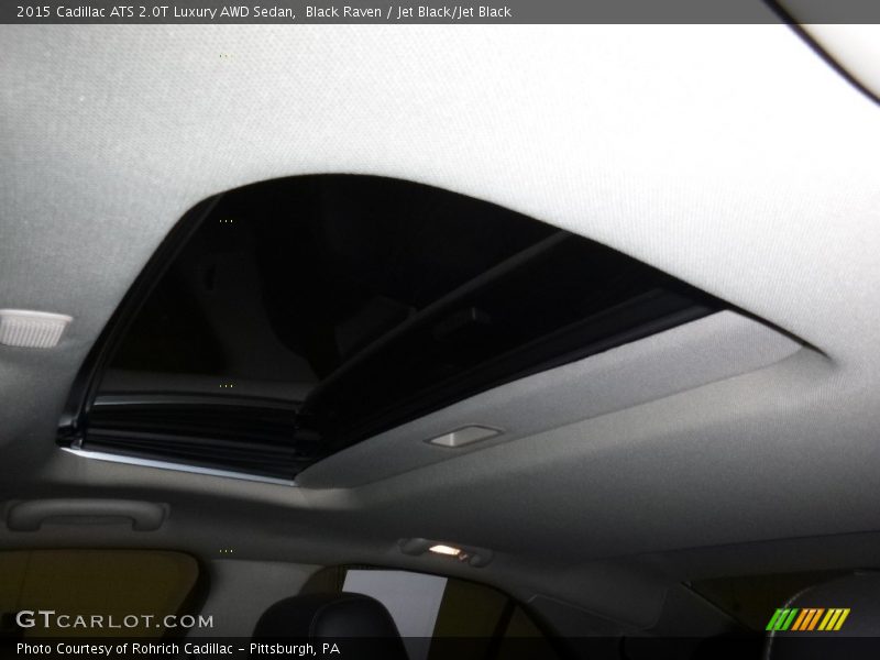 Black Raven / Jet Black/Jet Black 2015 Cadillac ATS 2.0T Luxury AWD Sedan
