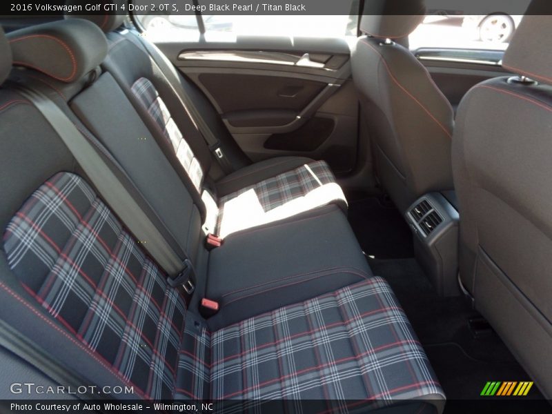 Rear Seat of 2016 Golf GTI 4 Door 2.0T S