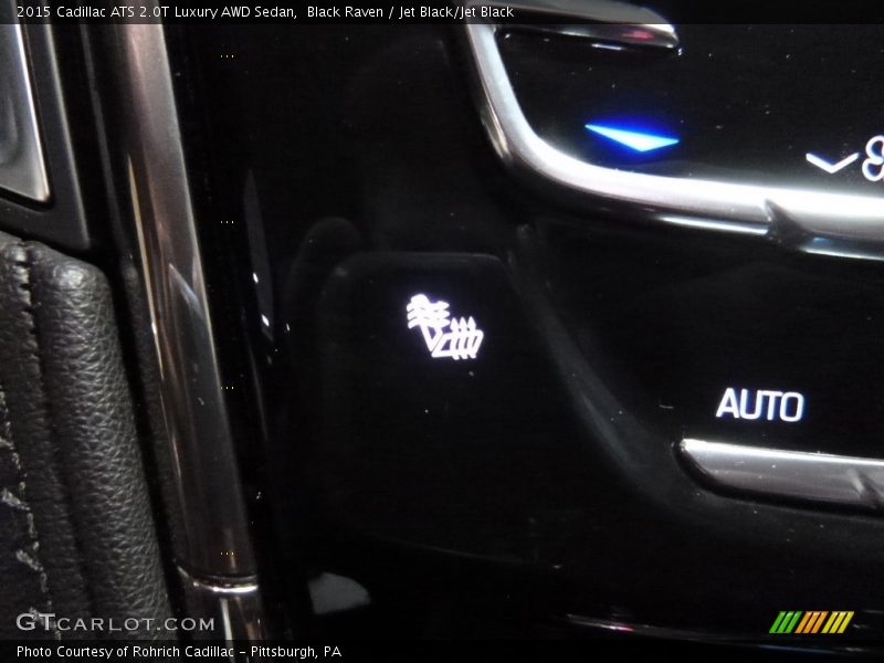 Black Raven / Jet Black/Jet Black 2015 Cadillac ATS 2.0T Luxury AWD Sedan