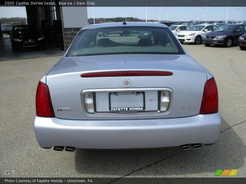 Blue Ice / Dark Gray 2005 Cadillac DeVille Sedan