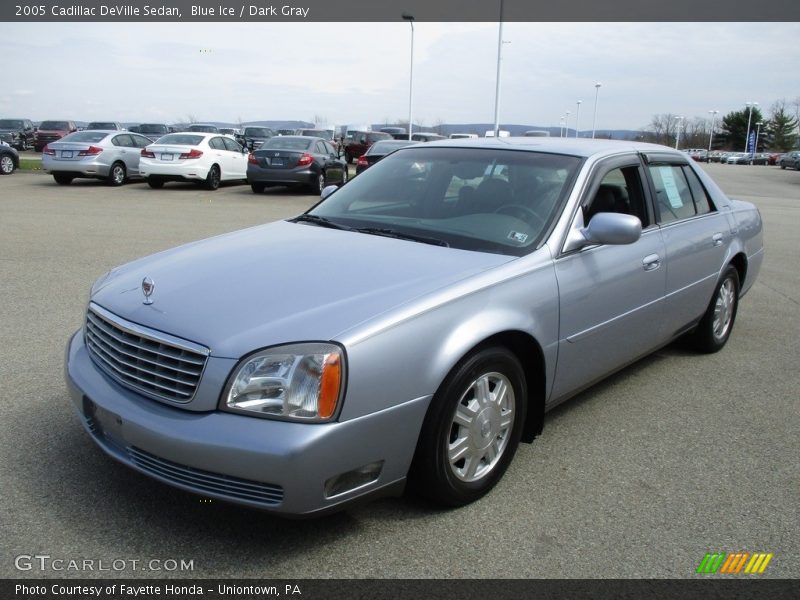 Blue Ice / Dark Gray 2005 Cadillac DeVille Sedan