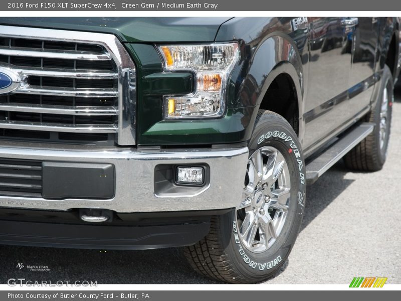 Green Gem / Medium Earth Gray 2016 Ford F150 XLT SuperCrew 4x4