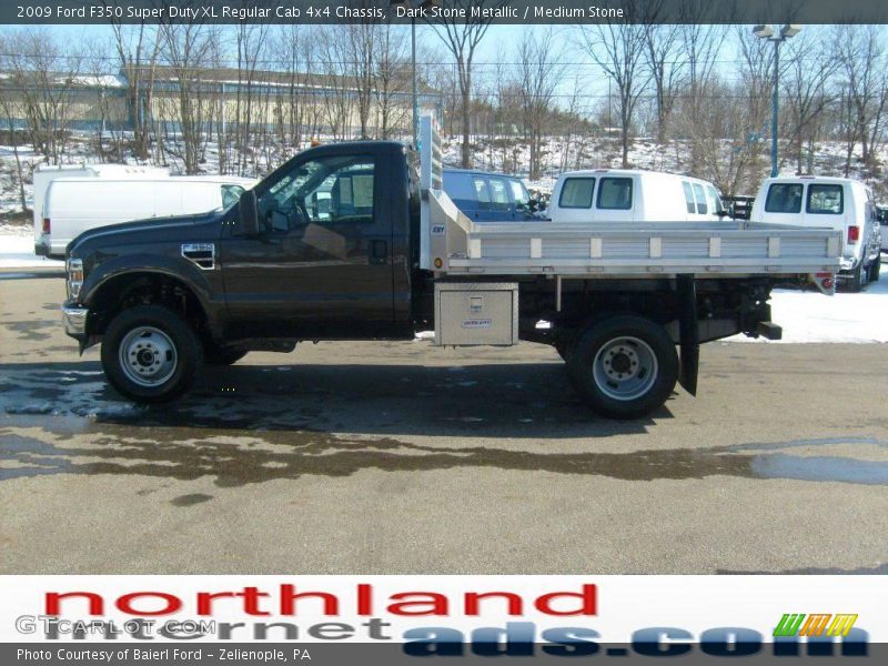 Dark Stone Metallic / Medium Stone 2009 Ford F350 Super Duty XL Regular Cab 4x4 Chassis