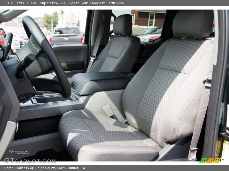 Green Gem / Medium Earth Gray 2016 Ford F150 XLT SuperCrew 4x4