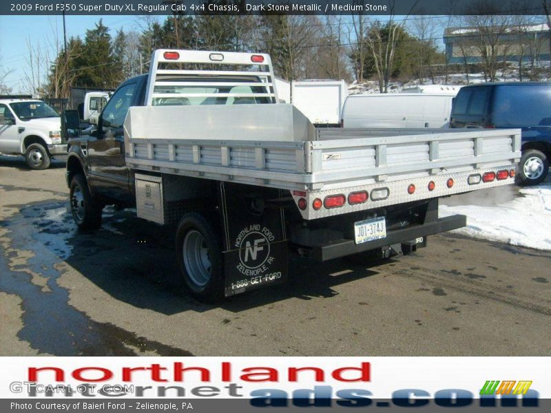 Dark Stone Metallic / Medium Stone 2009 Ford F350 Super Duty XL Regular Cab 4x4 Chassis