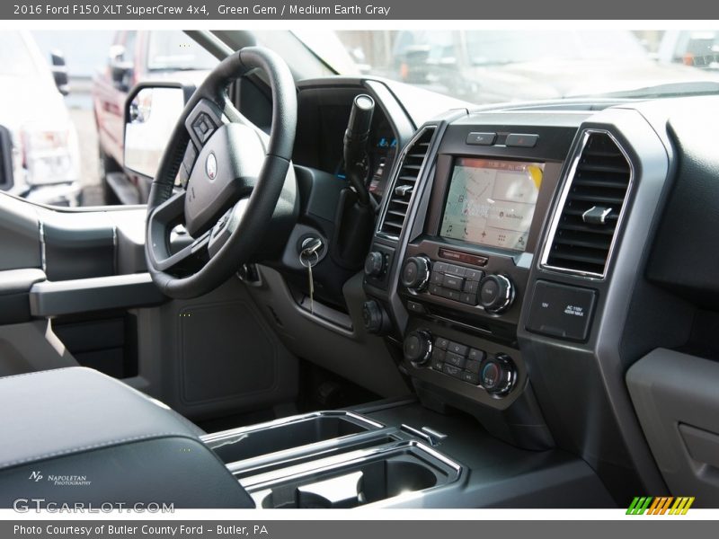 Green Gem / Medium Earth Gray 2016 Ford F150 XLT SuperCrew 4x4