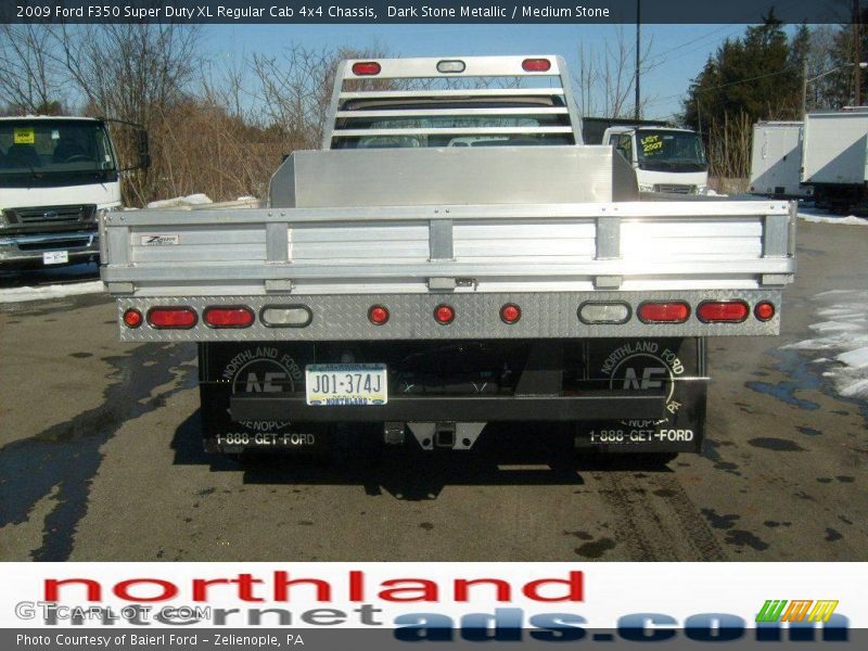 Dark Stone Metallic / Medium Stone 2009 Ford F350 Super Duty XL Regular Cab 4x4 Chassis