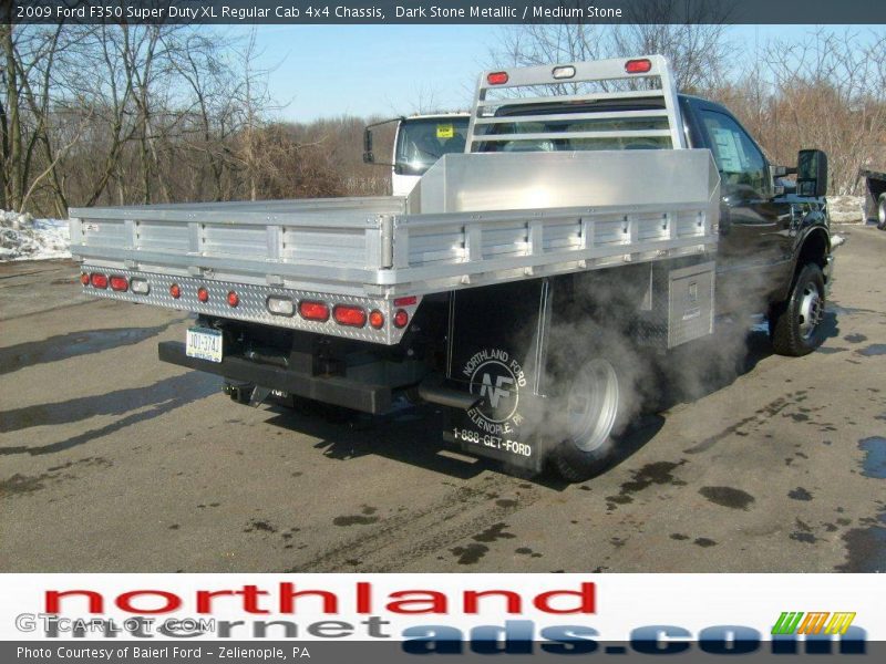 Dark Stone Metallic / Medium Stone 2009 Ford F350 Super Duty XL Regular Cab 4x4 Chassis