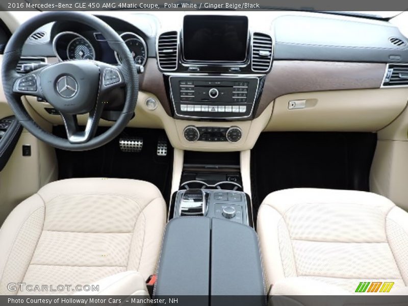 Polar White / Ginger Beige/Black 2016 Mercedes-Benz GLE 450 AMG 4Matic Coupe