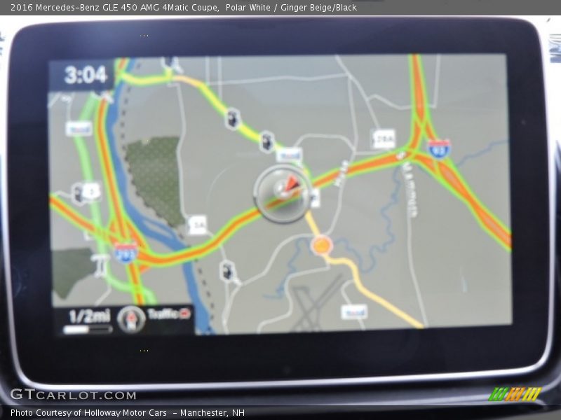 Polar White / Ginger Beige/Black 2016 Mercedes-Benz GLE 450 AMG 4Matic Coupe