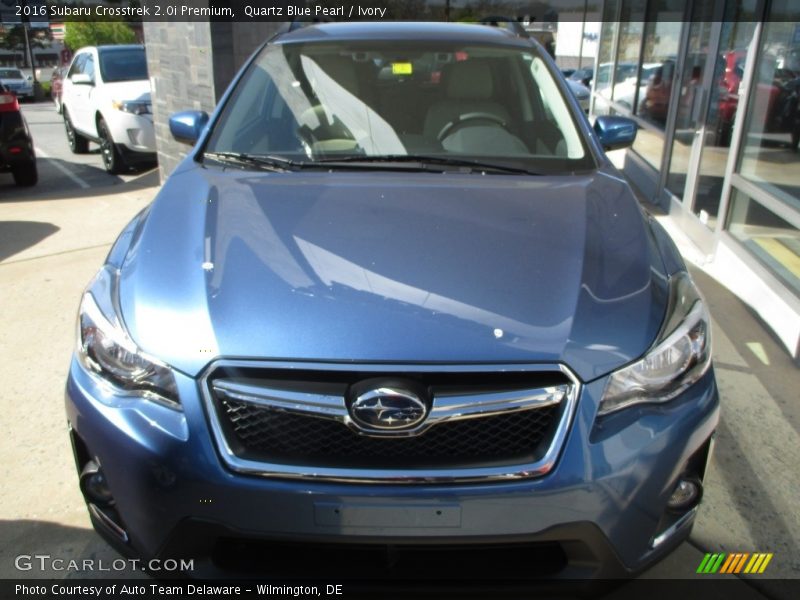 Quartz Blue Pearl / Ivory 2016 Subaru Crosstrek 2.0i Premium