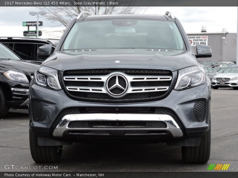 Steel Gray Metallic / Black 2017 Mercedes-Benz GLS 450 4Matic