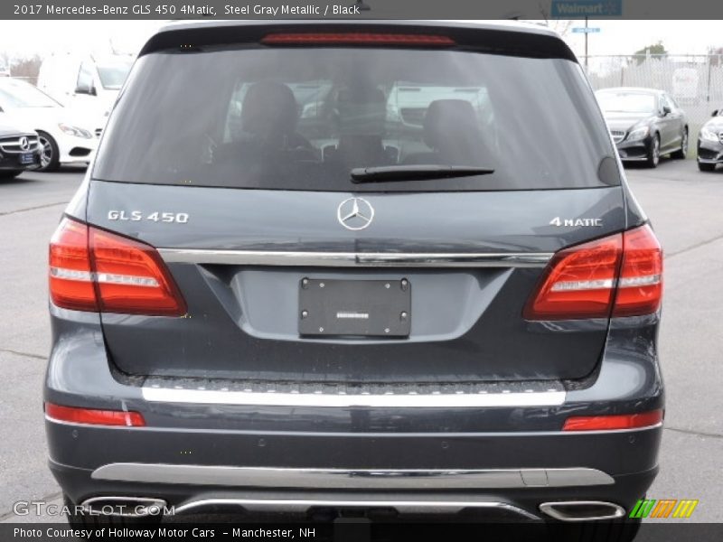 Steel Gray Metallic / Black 2017 Mercedes-Benz GLS 450 4Matic