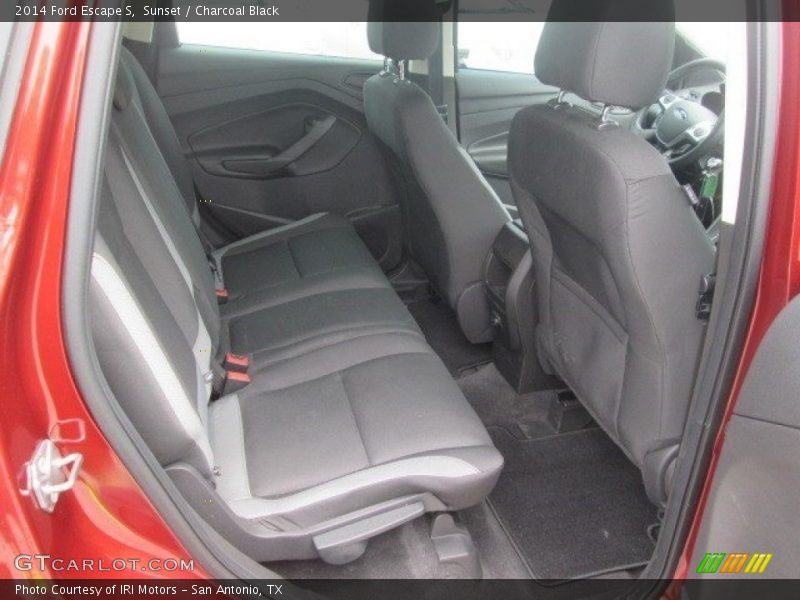 Sunset / Charcoal Black 2014 Ford Escape S