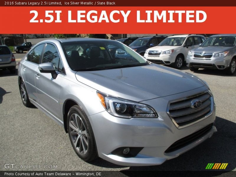 Ice Silver Metallic / Slate Black 2016 Subaru Legacy 2.5i Limited