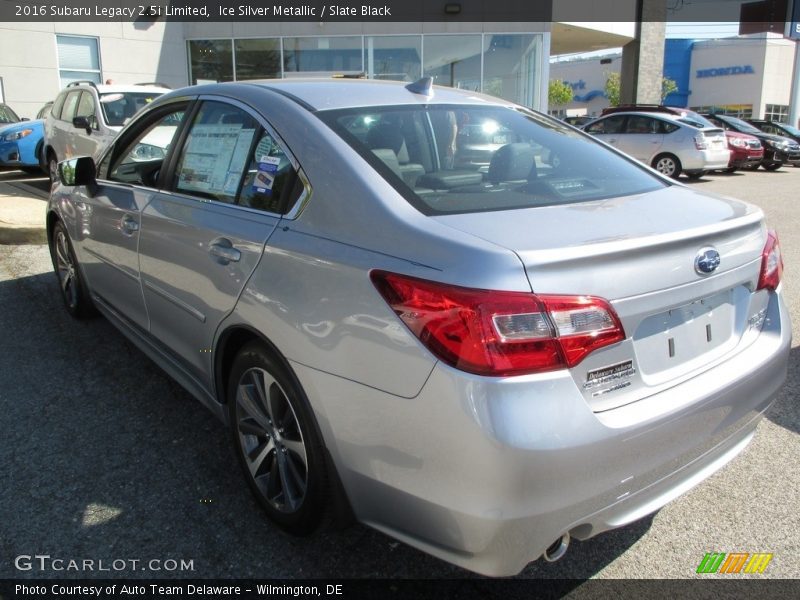 Ice Silver Metallic / Slate Black 2016 Subaru Legacy 2.5i Limited