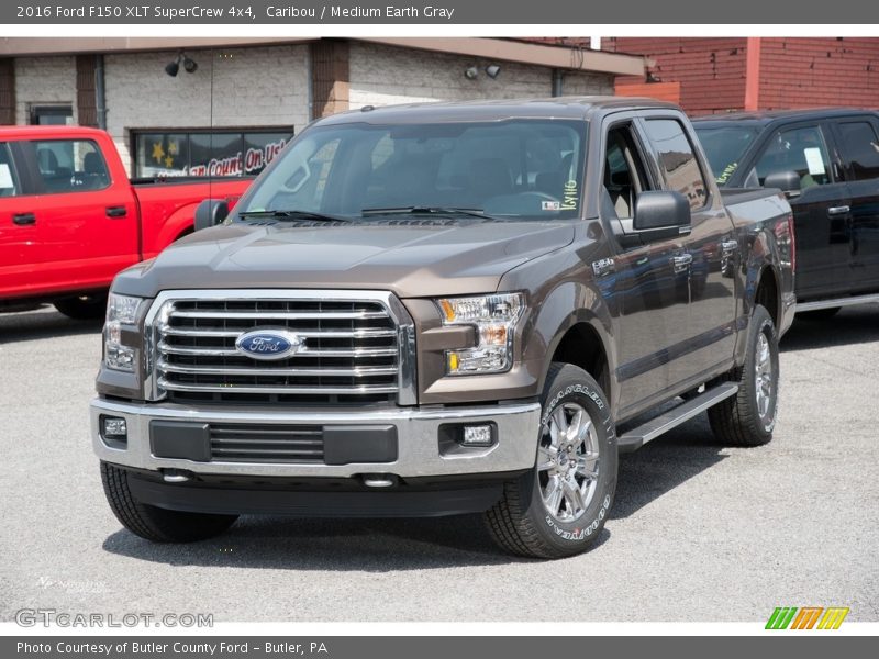 Caribou / Medium Earth Gray 2016 Ford F150 XLT SuperCrew 4x4