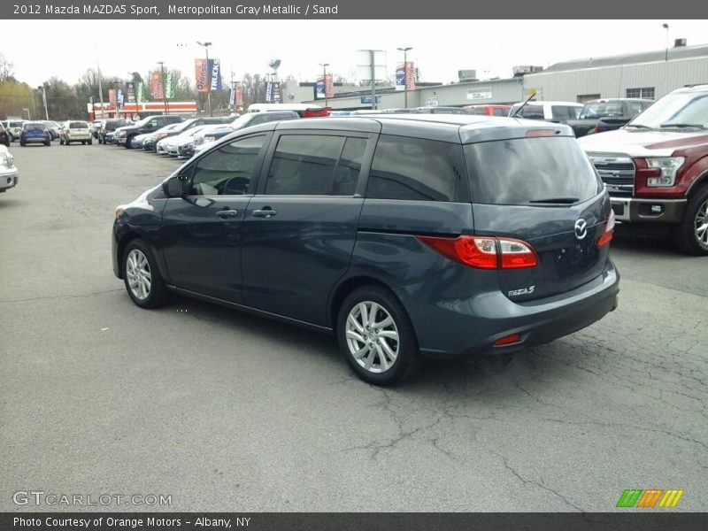 Metropolitan Gray Metallic / Sand 2012 Mazda MAZDA5 Sport