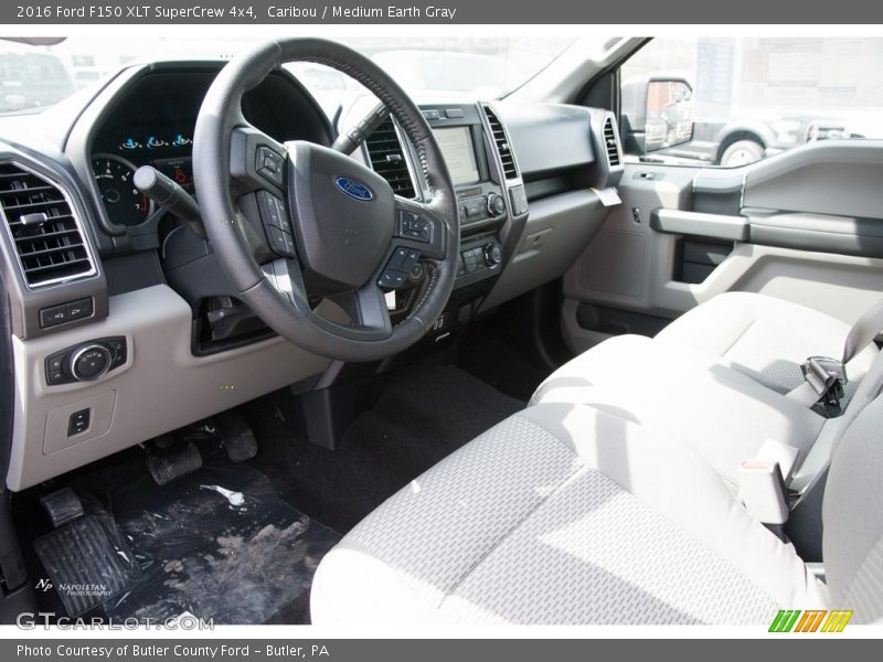 Caribou / Medium Earth Gray 2016 Ford F150 XLT SuperCrew 4x4