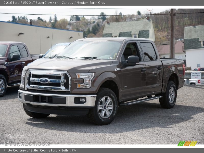 Caribou / Medium Earth Gray 2016 Ford F150 XLT SuperCrew 4x4
