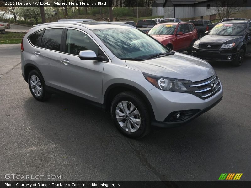 Polished Metal Metallic / Black 2012 Honda CR-V EX-L