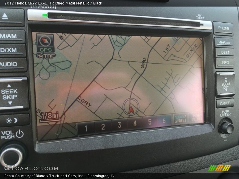 Polished Metal Metallic / Black 2012 Honda CR-V EX-L