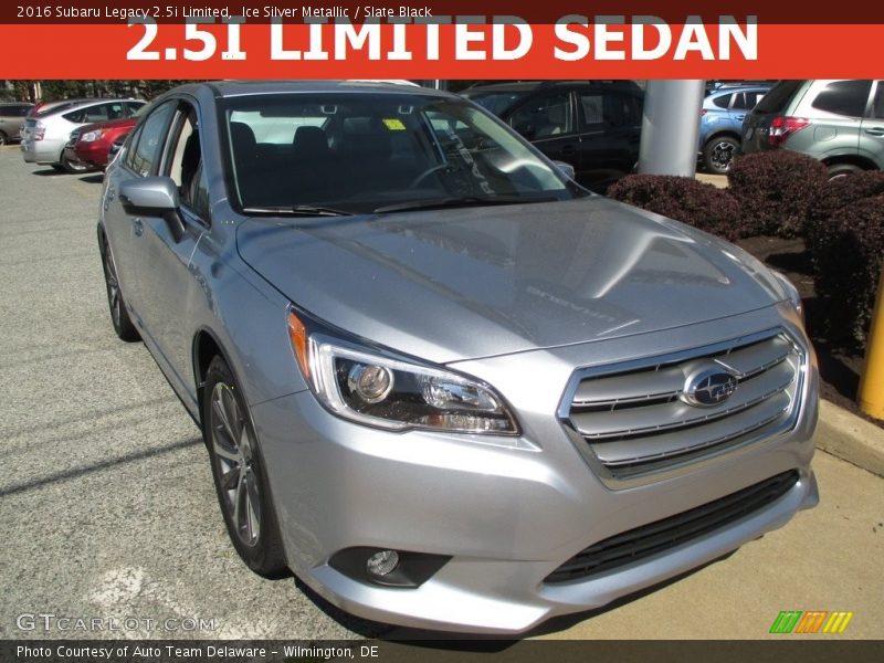 Ice Silver Metallic / Slate Black 2016 Subaru Legacy 2.5i Limited