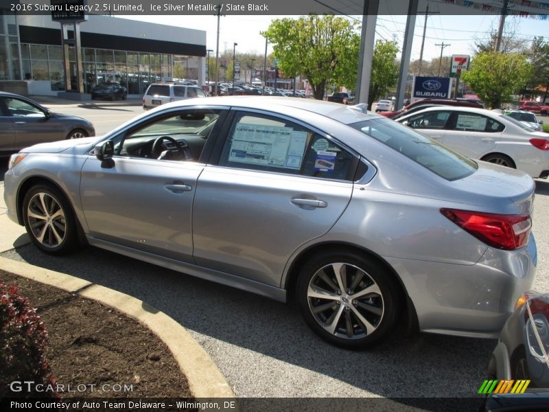 Ice Silver Metallic / Slate Black 2016 Subaru Legacy 2.5i Limited