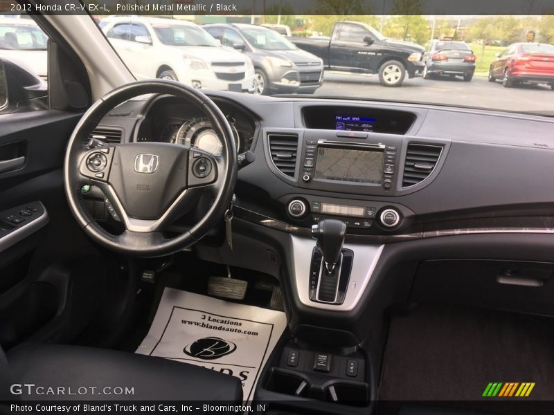 Polished Metal Metallic / Black 2012 Honda CR-V EX-L