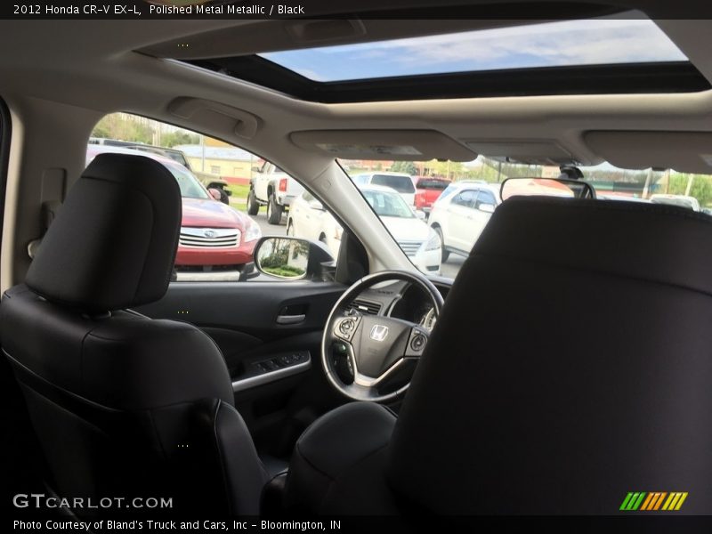 Polished Metal Metallic / Black 2012 Honda CR-V EX-L