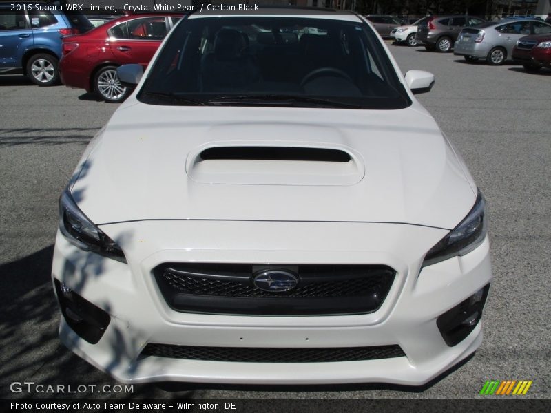 Crystal White Pearl / Carbon Black 2016 Subaru WRX Limited