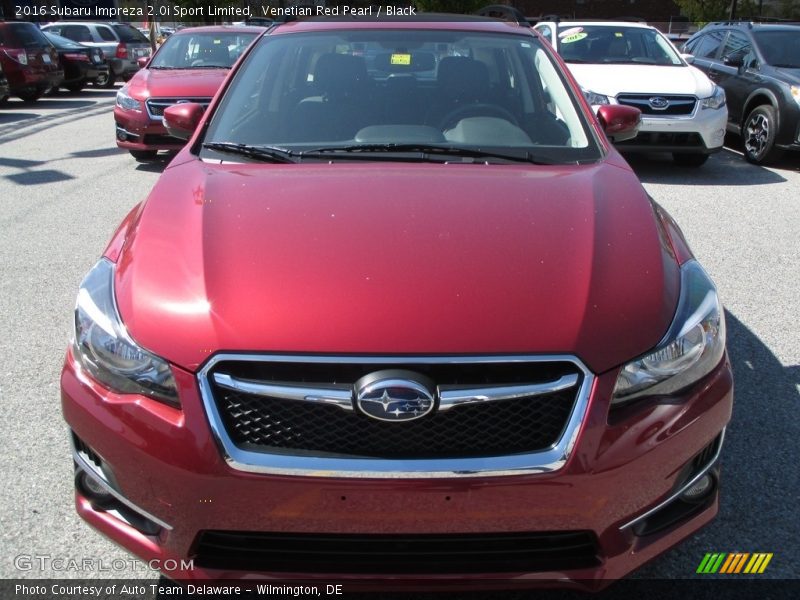 Venetian Red Pearl / Black 2016 Subaru Impreza 2.0i Sport Limited