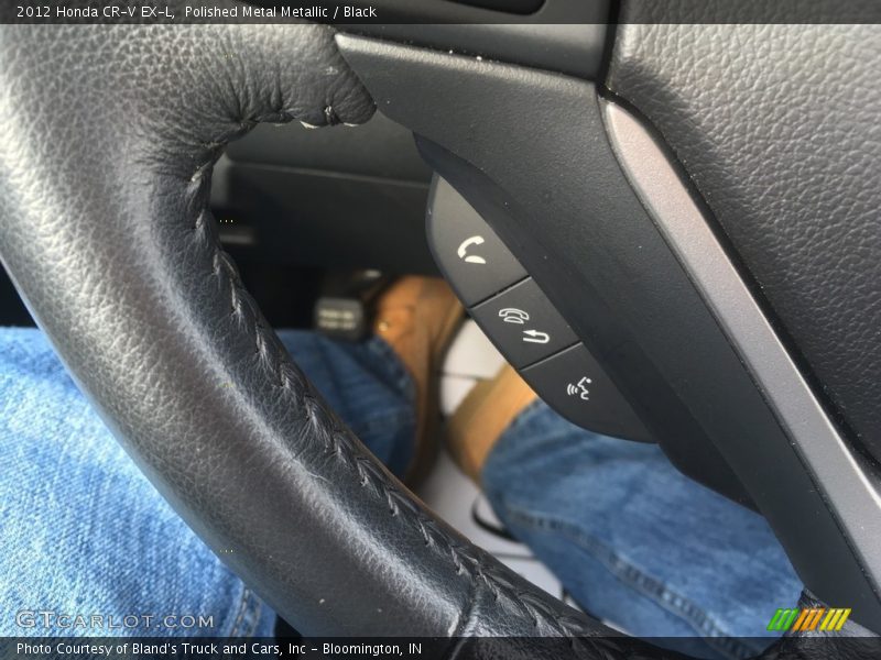 Polished Metal Metallic / Black 2012 Honda CR-V EX-L