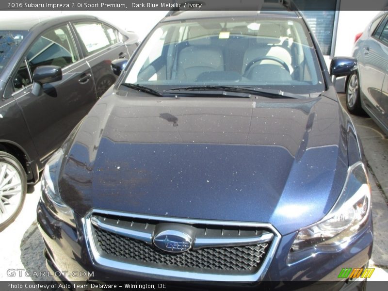 Dark Blue Metallic / Ivory 2016 Subaru Impreza 2.0i Sport Premium