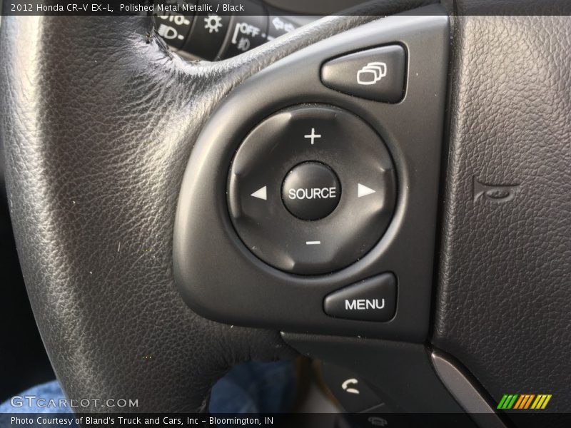Polished Metal Metallic / Black 2012 Honda CR-V EX-L