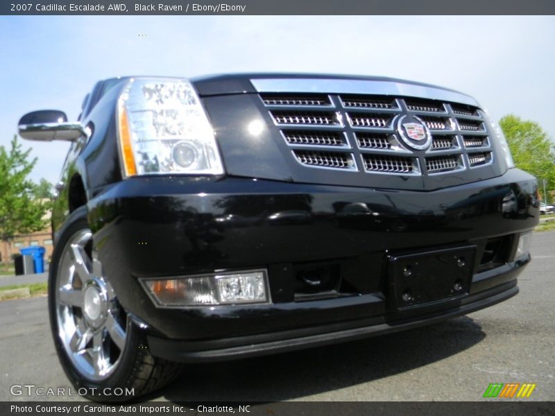 Black Raven / Ebony/Ebony 2007 Cadillac Escalade AWD