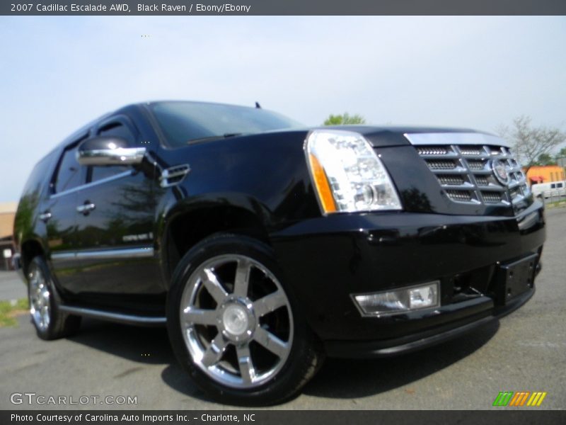 Black Raven / Ebony/Ebony 2007 Cadillac Escalade AWD