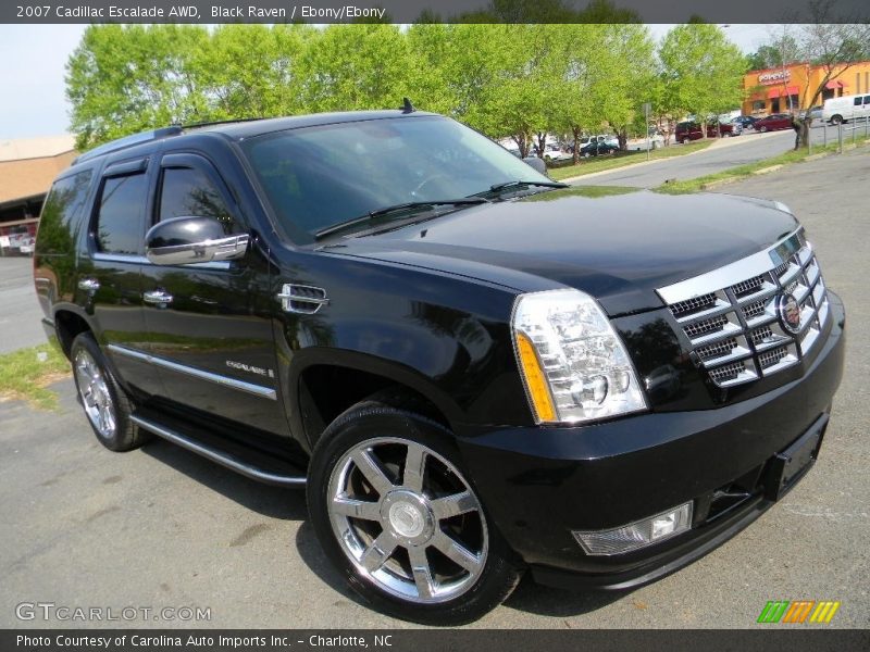 Black Raven / Ebony/Ebony 2007 Cadillac Escalade AWD