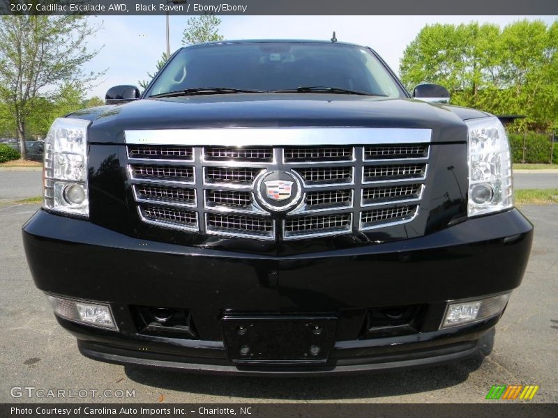 Black Raven / Ebony/Ebony 2007 Cadillac Escalade AWD