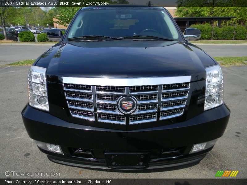 Black Raven / Ebony/Ebony 2007 Cadillac Escalade AWD