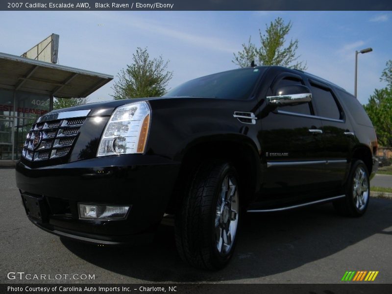 Black Raven / Ebony/Ebony 2007 Cadillac Escalade AWD