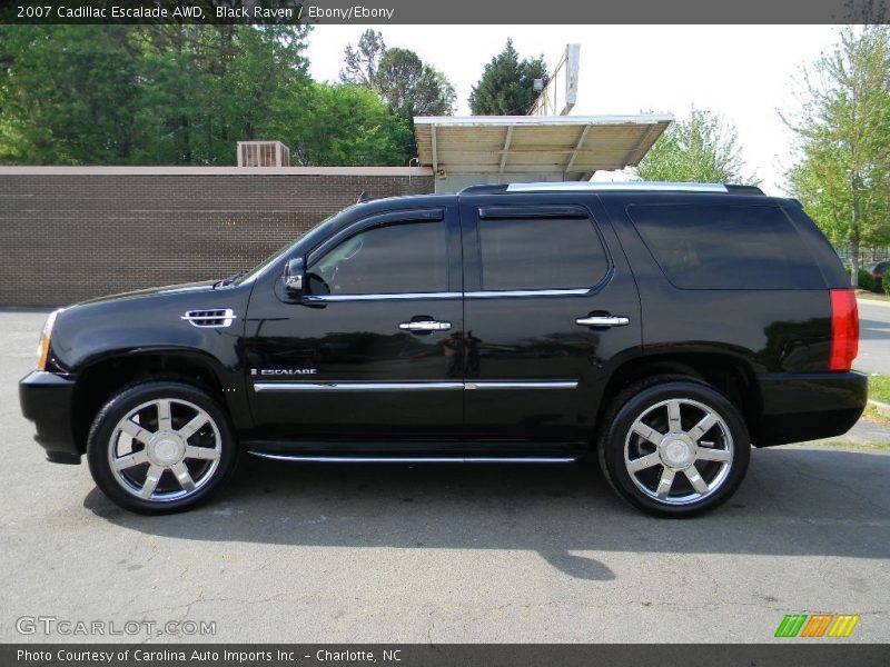 Black Raven / Ebony/Ebony 2007 Cadillac Escalade AWD