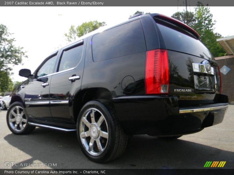 Black Raven / Ebony/Ebony 2007 Cadillac Escalade AWD
