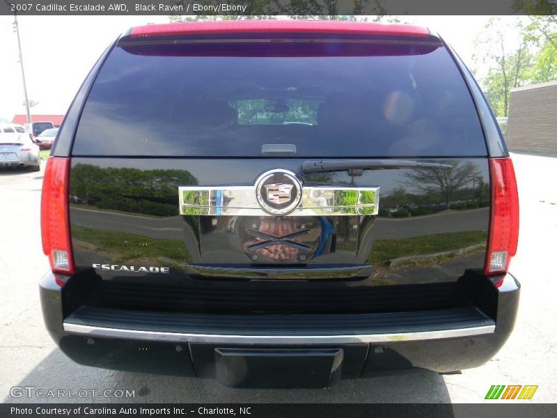 Black Raven / Ebony/Ebony 2007 Cadillac Escalade AWD
