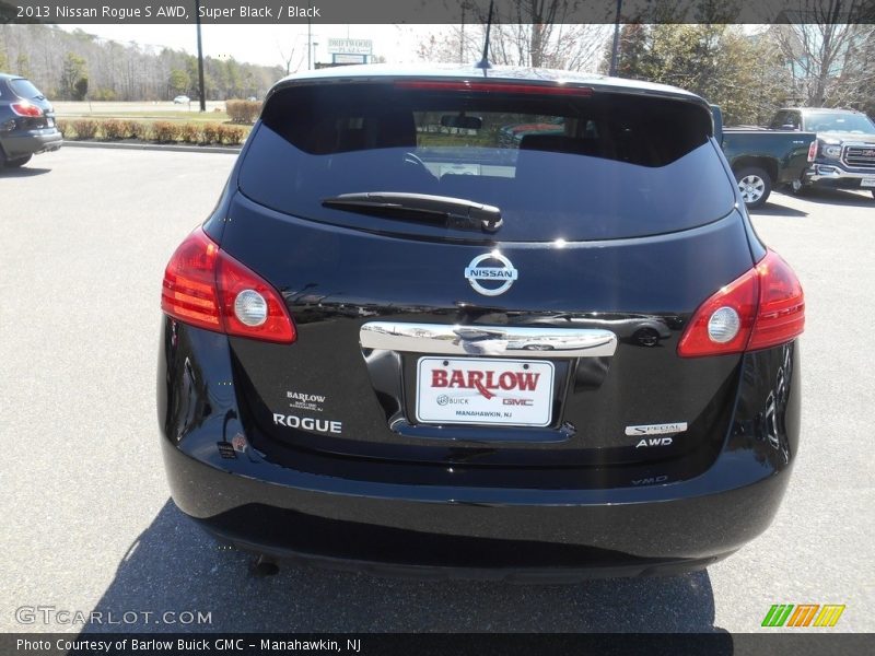 Super Black / Black 2013 Nissan Rogue S AWD