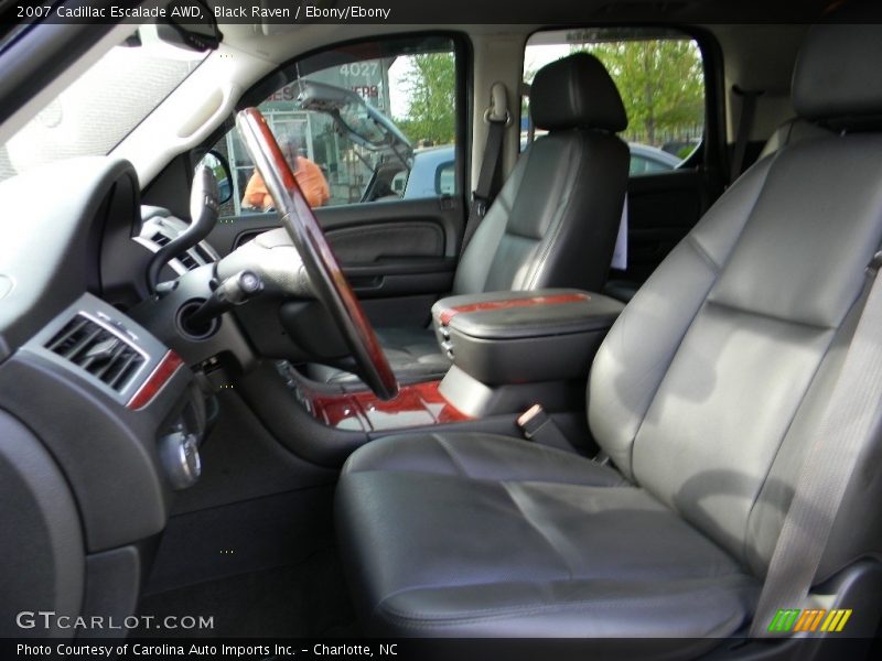 Black Raven / Ebony/Ebony 2007 Cadillac Escalade AWD