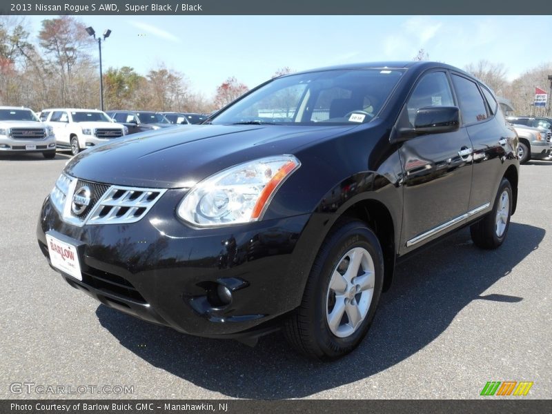 Super Black / Black 2013 Nissan Rogue S AWD