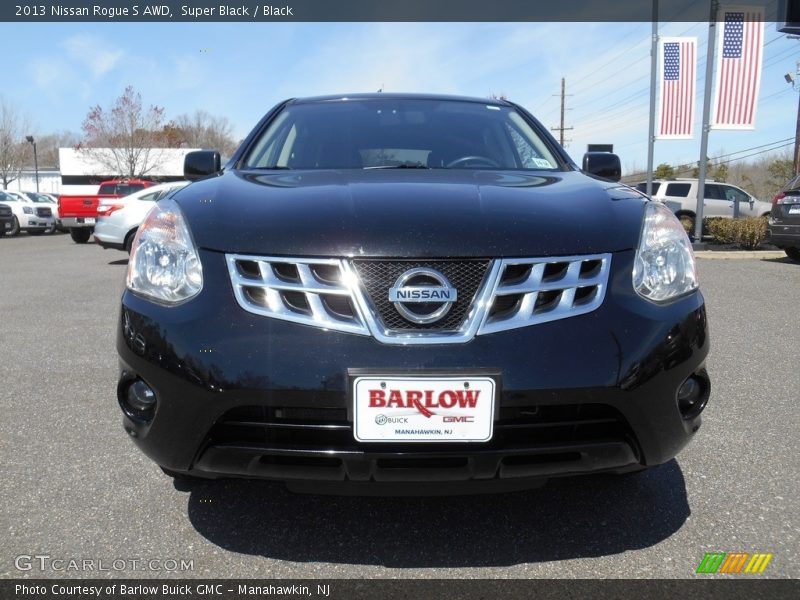 Super Black / Black 2013 Nissan Rogue S AWD