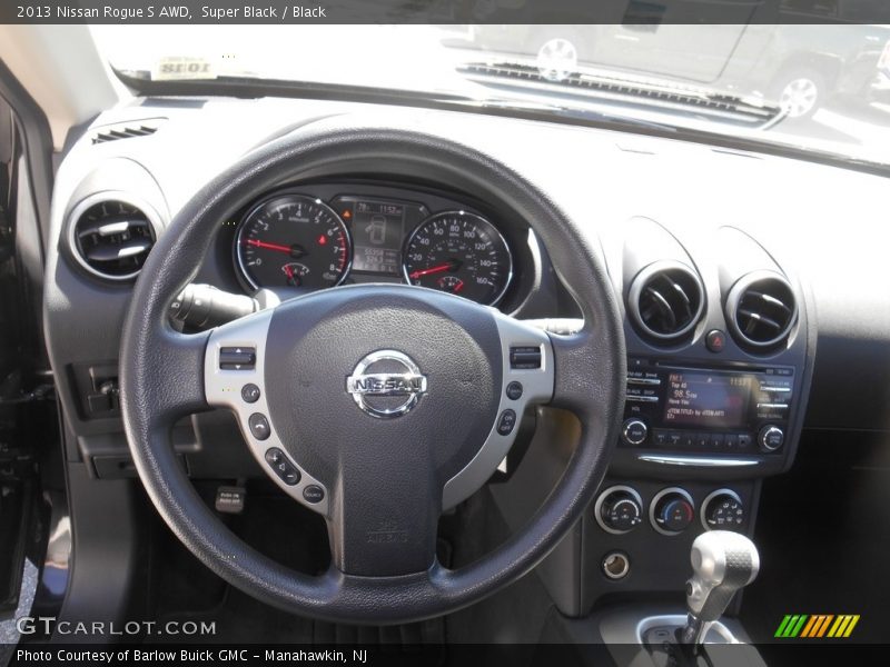 Super Black / Black 2013 Nissan Rogue S AWD